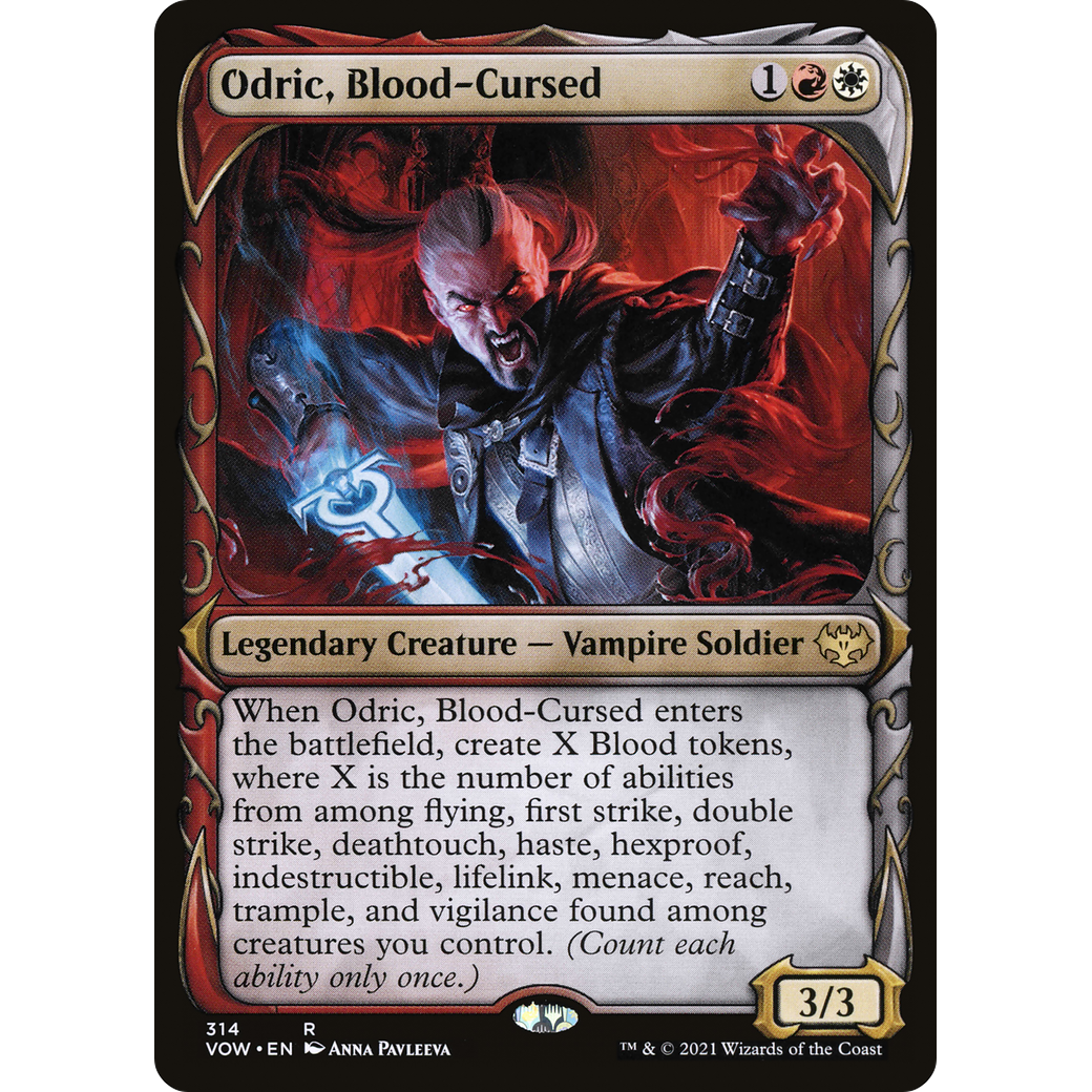 Odric, Blood-Cursed (Showcase) (VOW-314) - Innistrad: Crimson Vow: (Showcase)