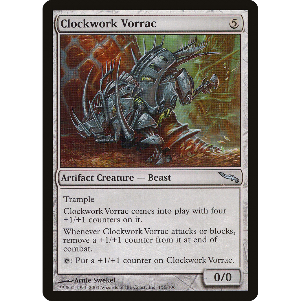 Clockwork Vorrac (MRD-156) - Mirrodin