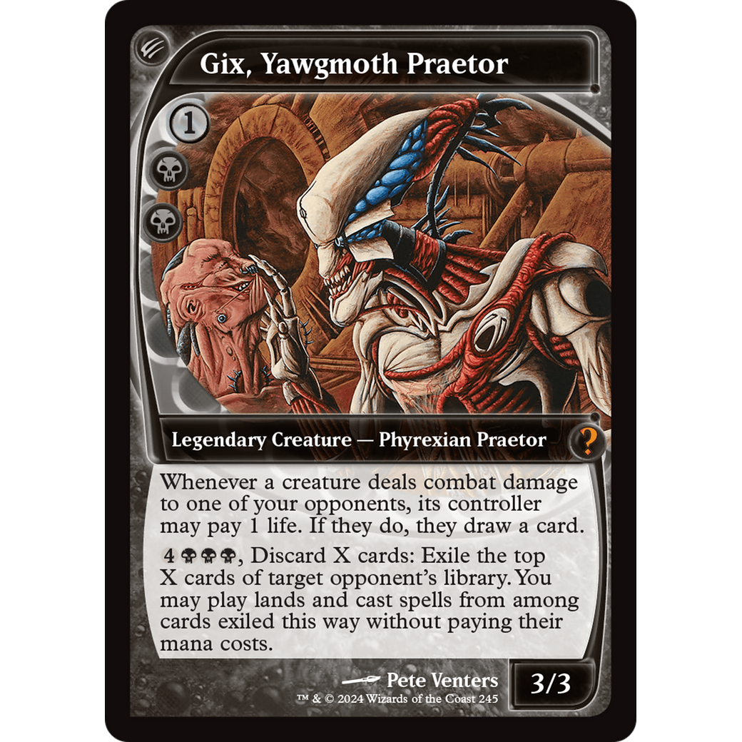 Gix, Yawgmoth Praetor (Future Sight) (MB2-245) - Mystery Booster 2 Foil