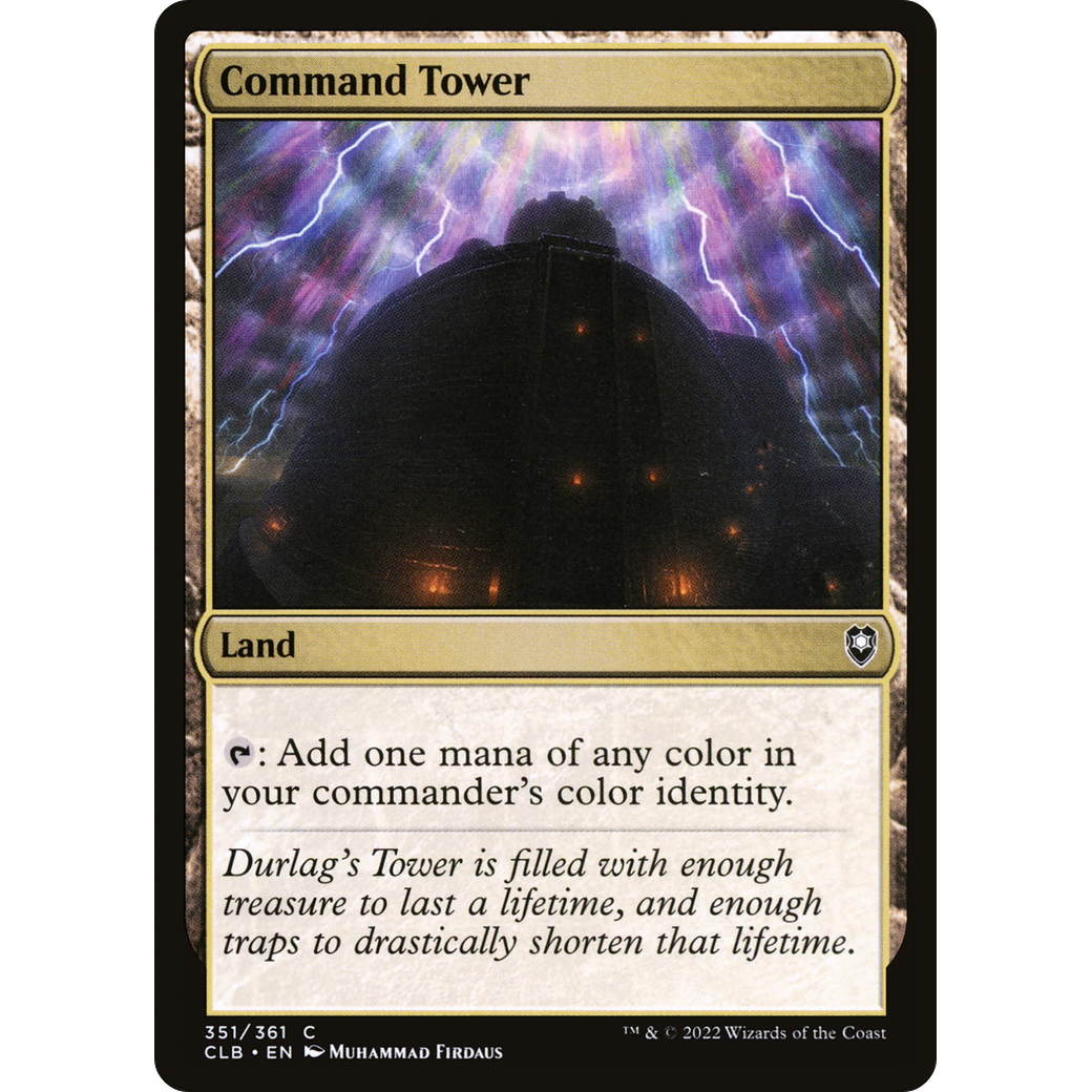 Command Tower (CLB-351) - Commander Legends: Battle for Baldur's Gate Foil