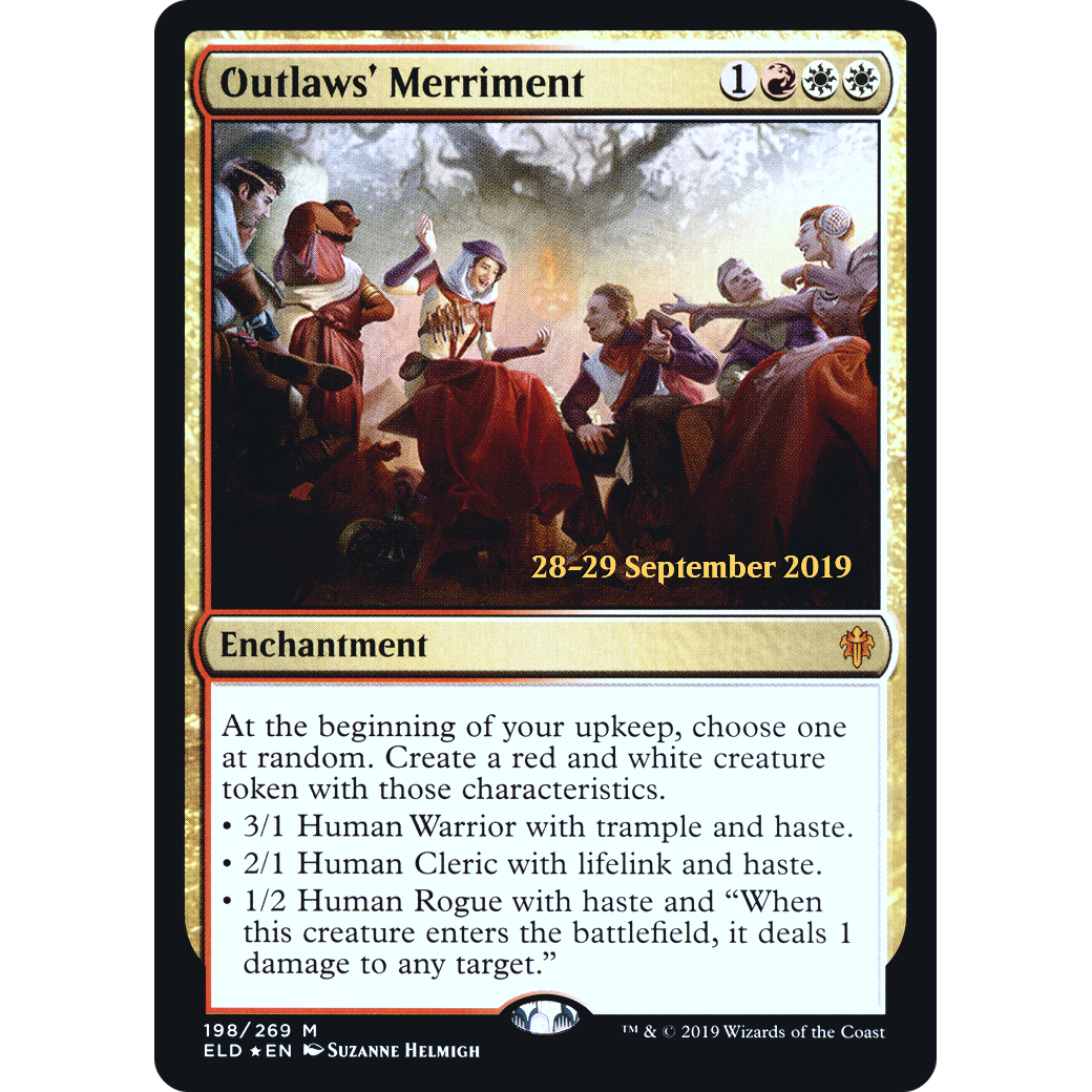 Outlaws' Merriment (PRE-198) - Throne of Eldraine Promos Foil