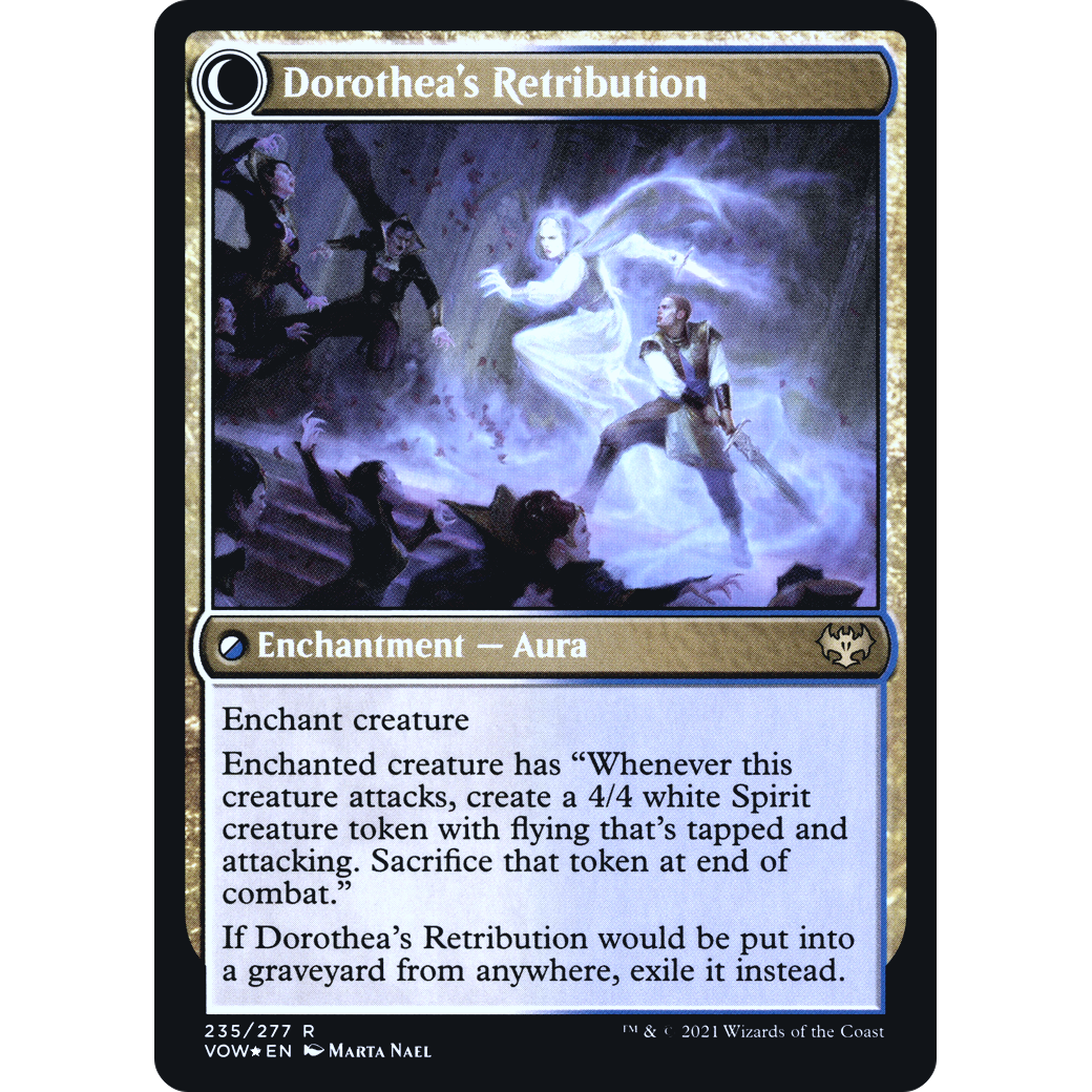 Dorothea, Vengeful Victim (PRE-235) - Innistrad: Crimson Vow Promos: (Double Faced Transform) Foil