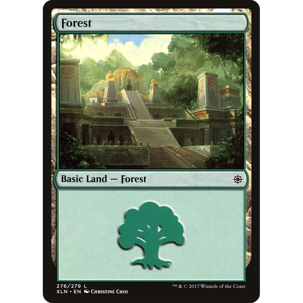 Forest (276) (XLN-276) - Ixalan Foil