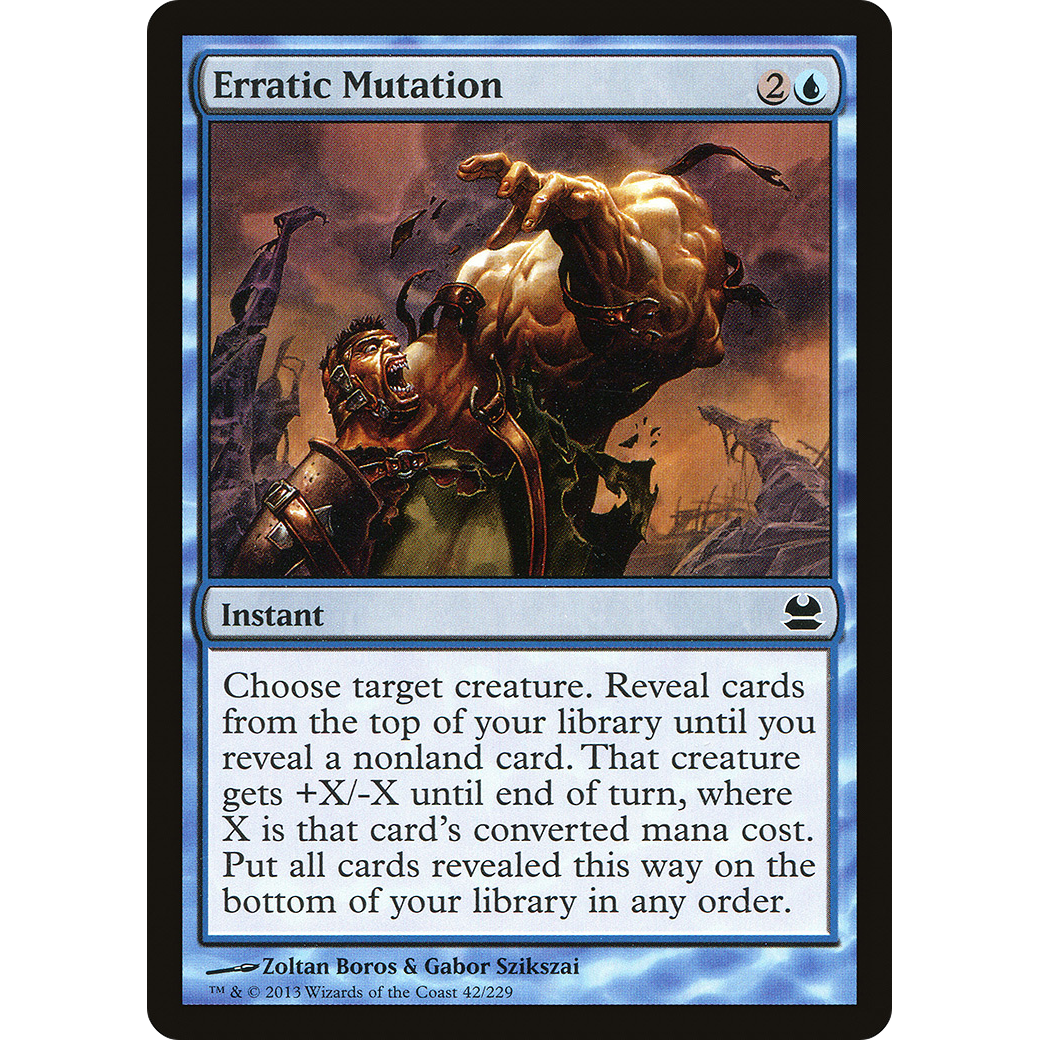 Erratic Mutation (MMA-042) - Modern Masters Foil