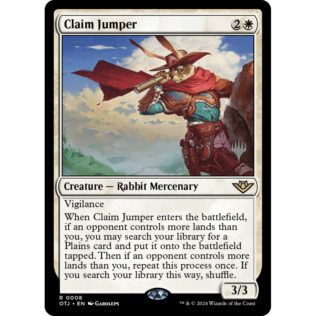 Claim Jumper (PPOTJ-08P) - Outlaws of Thunder Junction Promos Foil