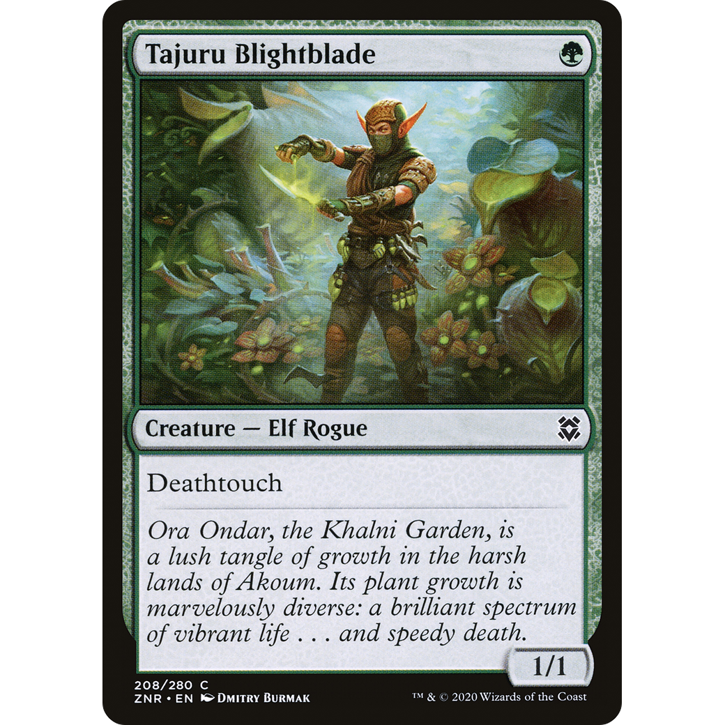 Tajuru Blightblade (ZNR-208) - Zendikar Rising Foil