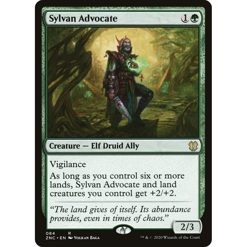 Sylvan Advocate (ZNC-084) - Zendikar Rising Commander