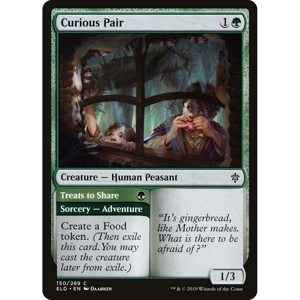 Curious Pair (ELD-150) - Throne of Eldraine Foil
