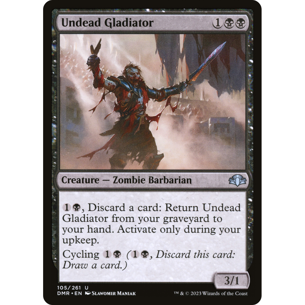 Undead Gladiator (DMR-105) - Dominaria Remastered Foil