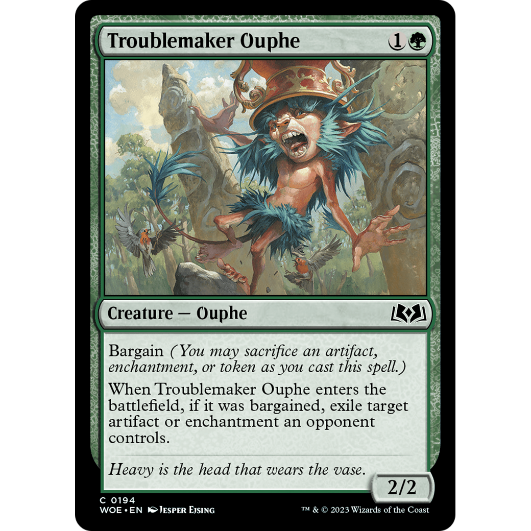 Troublemaker Ouphe (WOE-194) - Wilds of Eldraine Foil