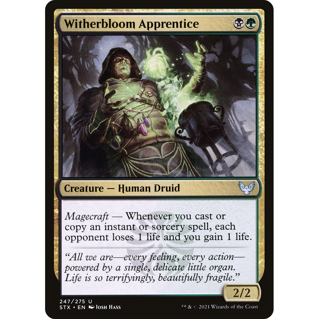 Witherbloom Apprentice (STX-247) - Strixhaven: School of Mages Foil
