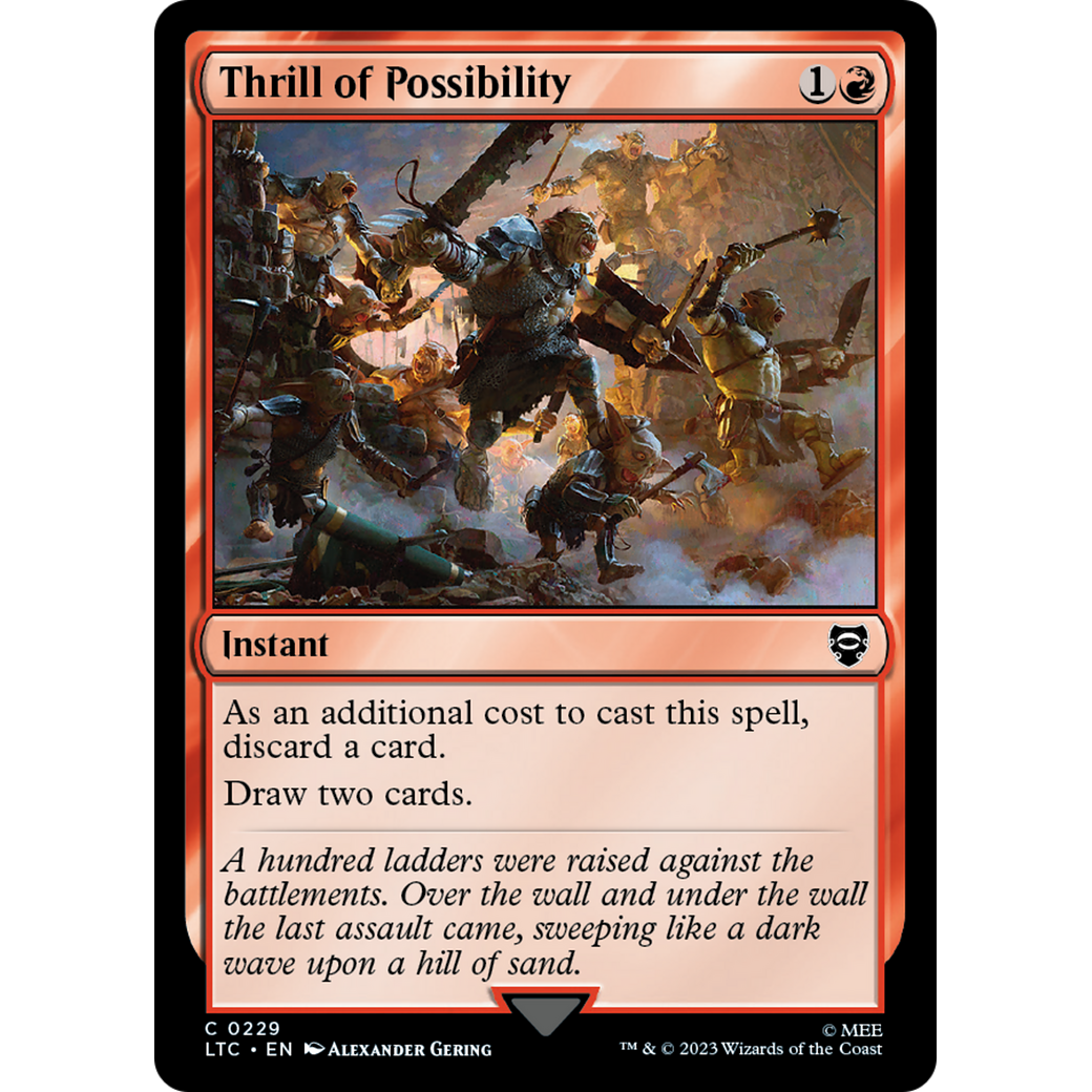 Thrill of Possibility (LTC-229) - Tales of Middle-earth Commander