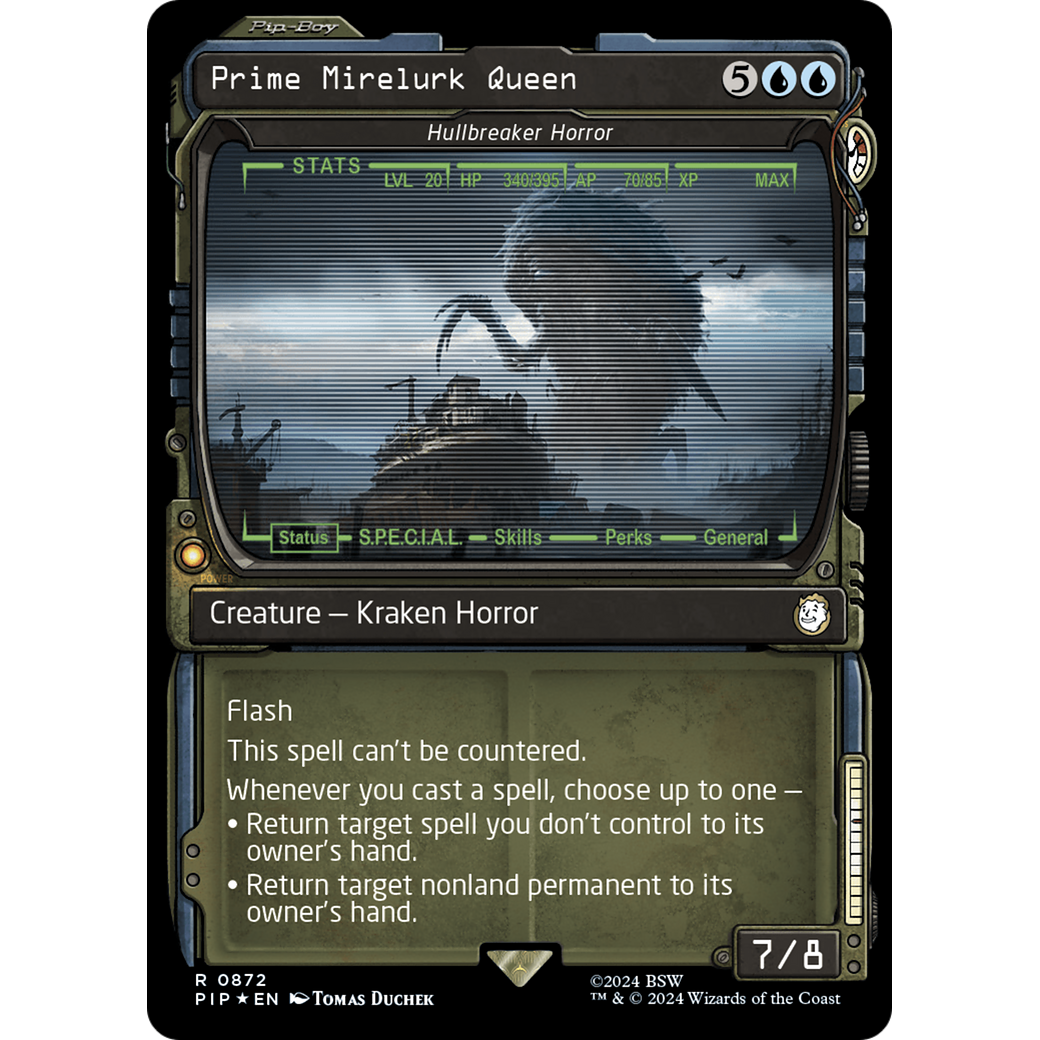 Hullbreaker Horror (PIP-872) - Fallout / Prime Mirelurk Queen: (Showcase) Foil