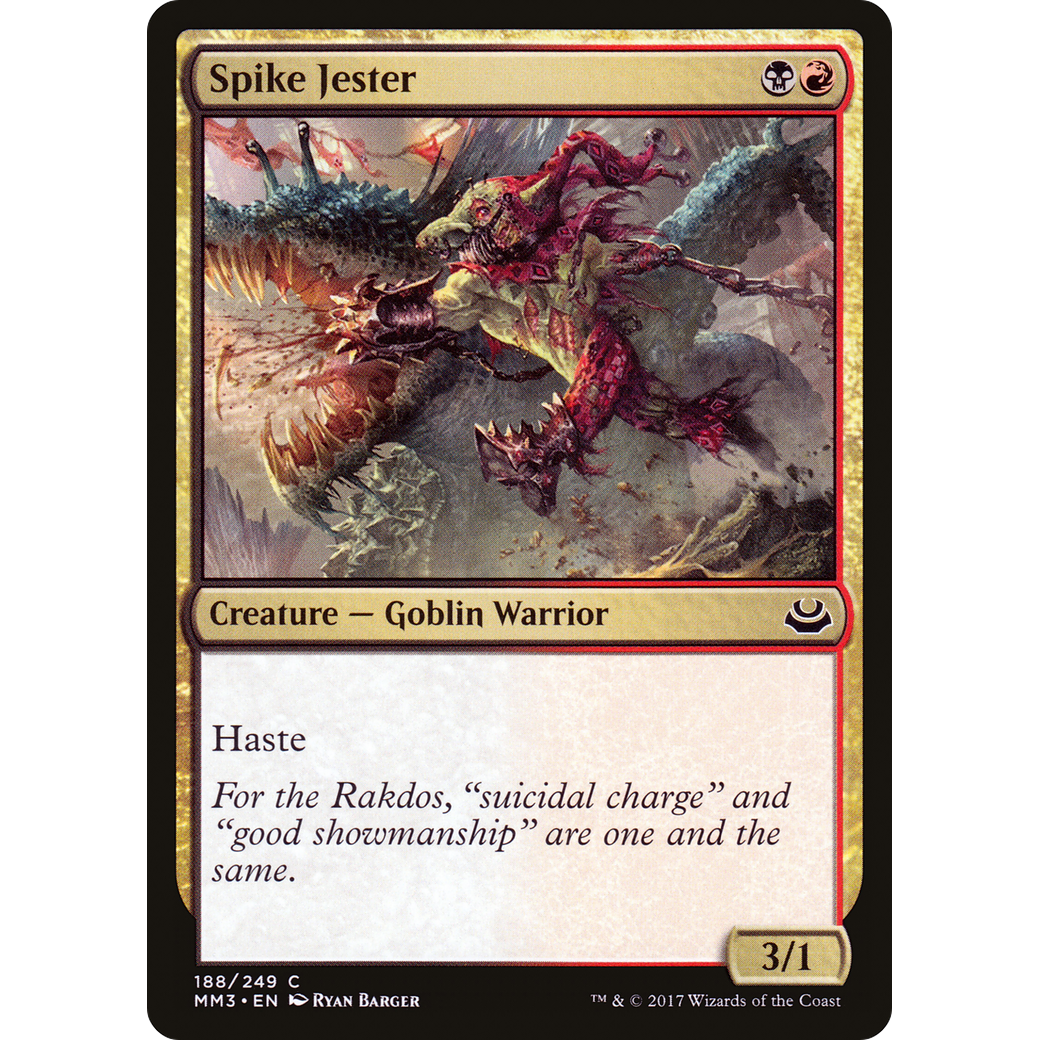 Spike Jester (MM3-188) - Modern Masters 2017 Foil