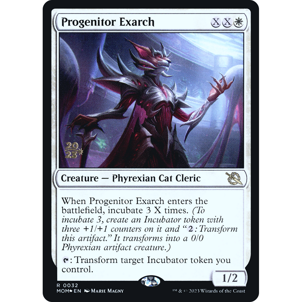 Progenitor Exarch (PRE-32S) - March of the Machine Promos Foil