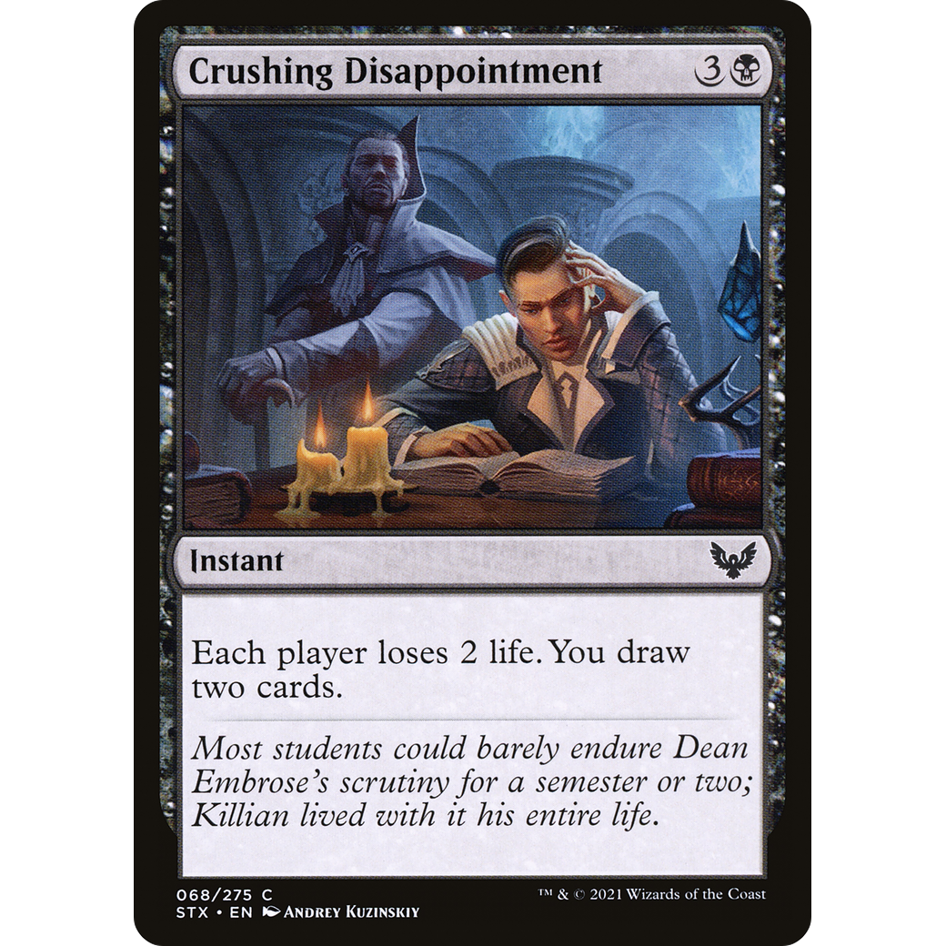 Crushing Disappointment (STX-068) - Strixhaven: School of Mages Foil