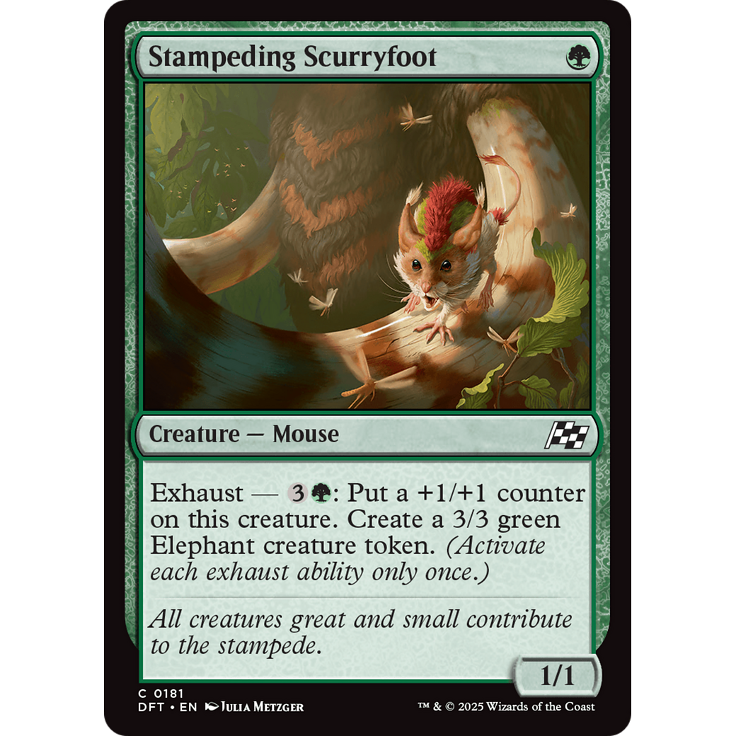 Stampeding Scurryfoot (DFT-181) - Aetherdrift Foil