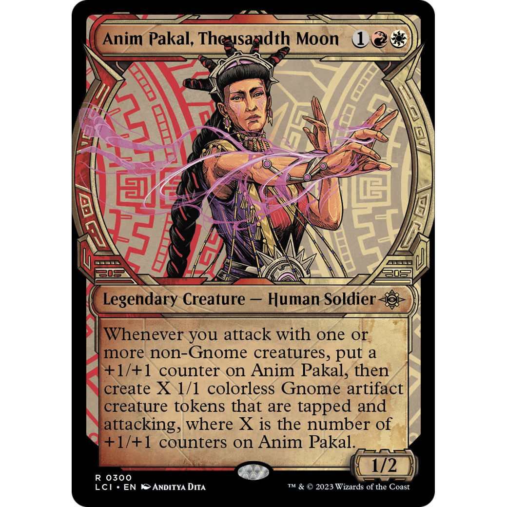 Anim Pakal, Thousandth Moon (LCI-300) - The Lost Caverns of Ixalan: (Showcase) Foil