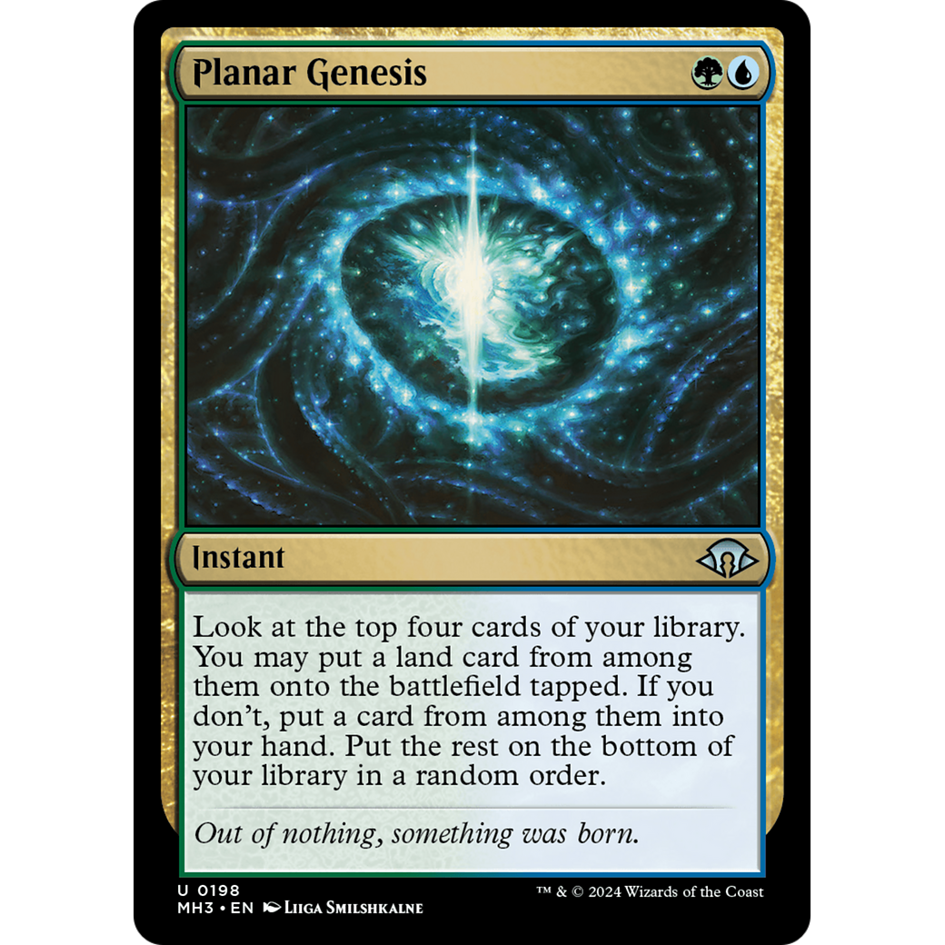 Planar Genesis (MH3-198) - Modern Horizons 3 Foil