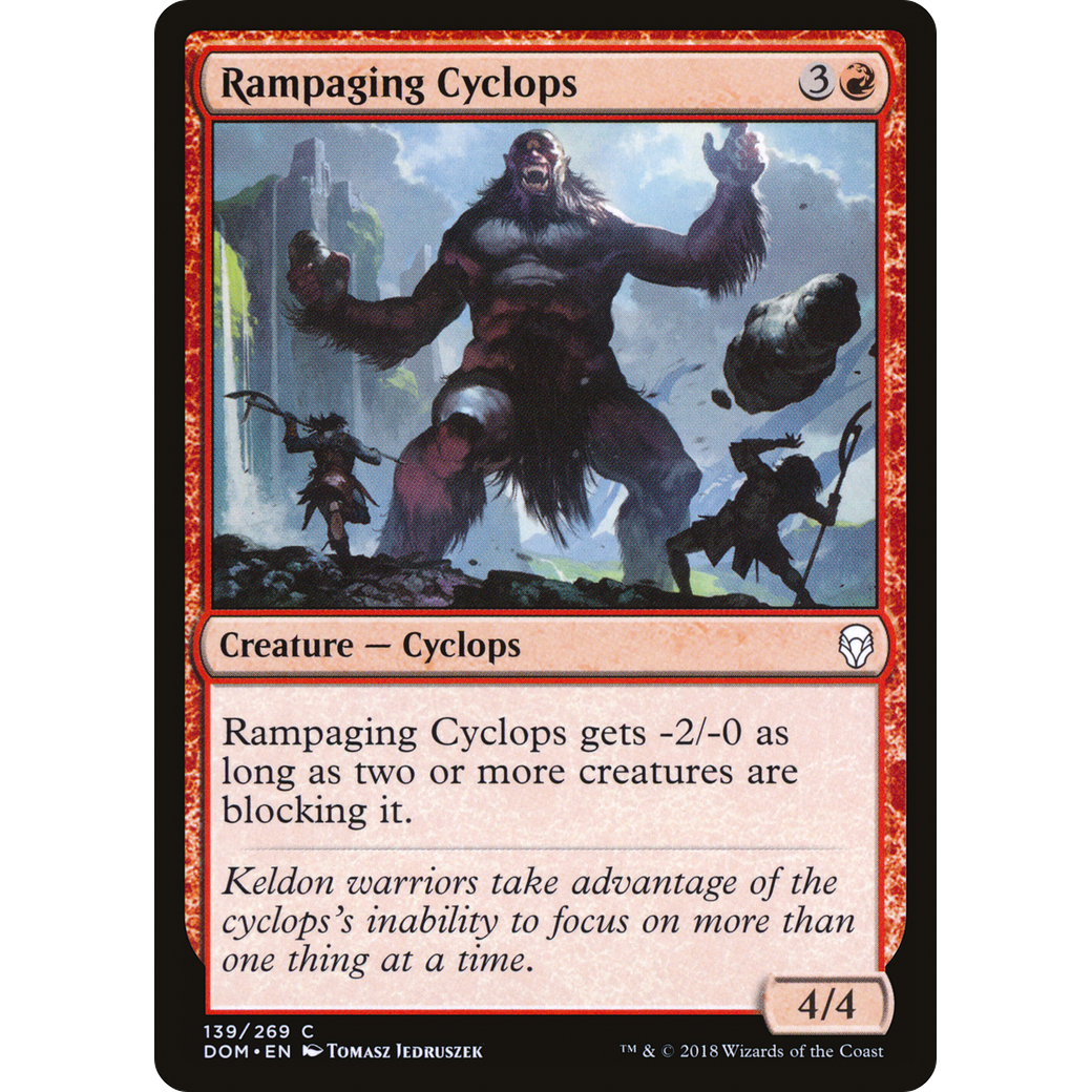 Rampaging Cyclops (DOM-139) - Dominaria