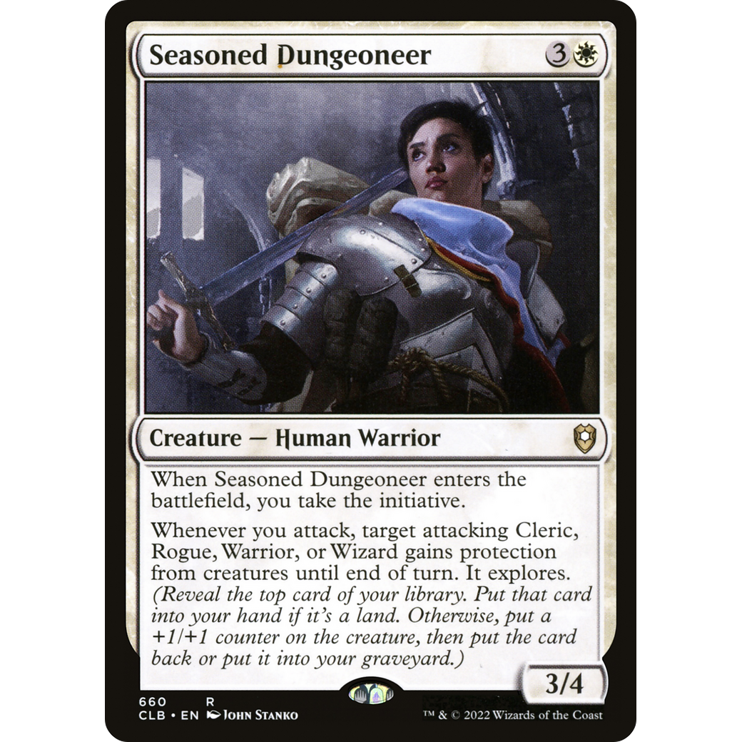Seasoned Dungeoneer (CLB-660) - Commander Legends: Battle for Baldur's Gate