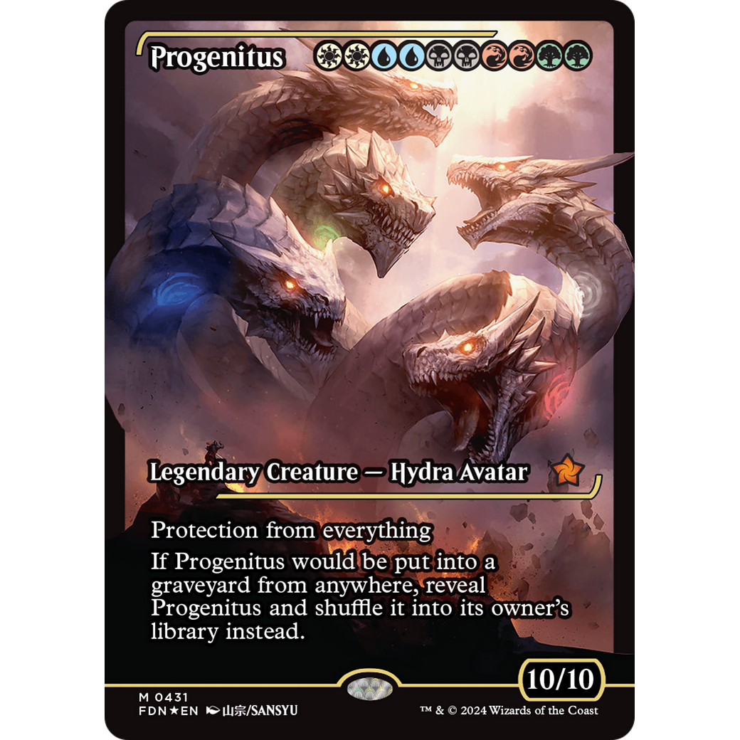 Progenitus (FDN-431) - Foundations: (Showcase) Foil