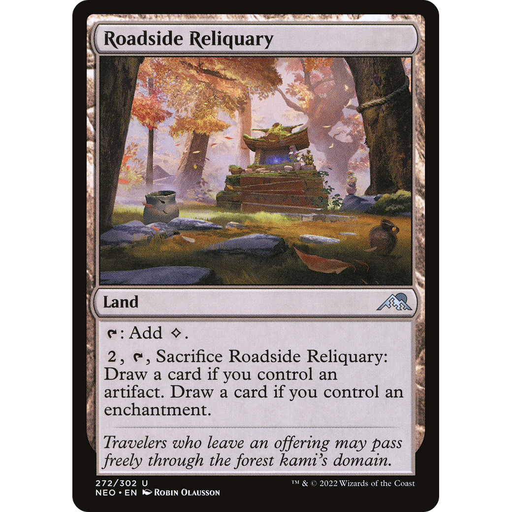 Roadside Reliquary (NEO-272) - Kamigawa: Neon Dynasty Foil