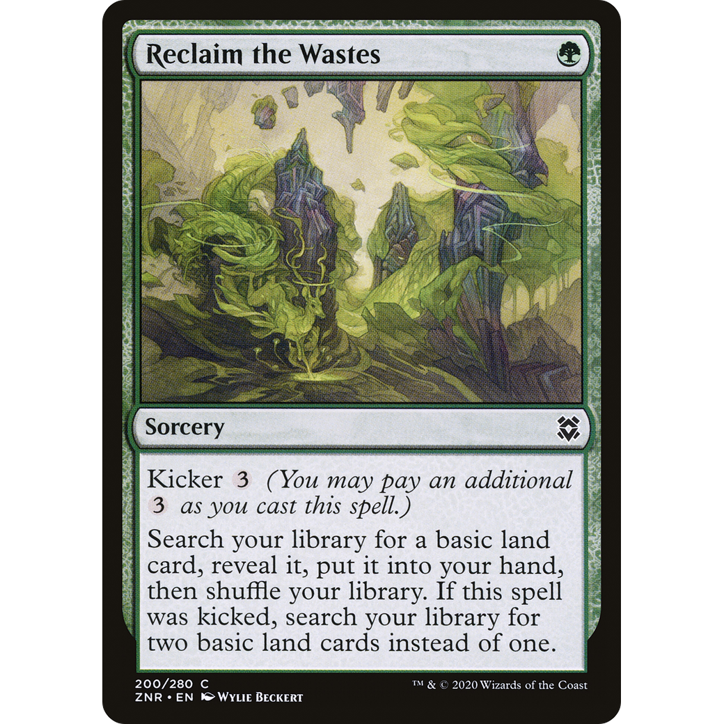 Reclaim the Wastes (ZNR-200) - Zendikar Rising