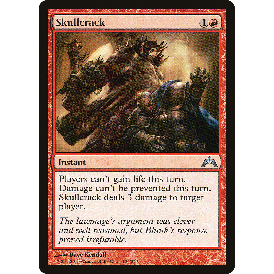 Skullcrack (GTC-106) - Gatecrash Foil