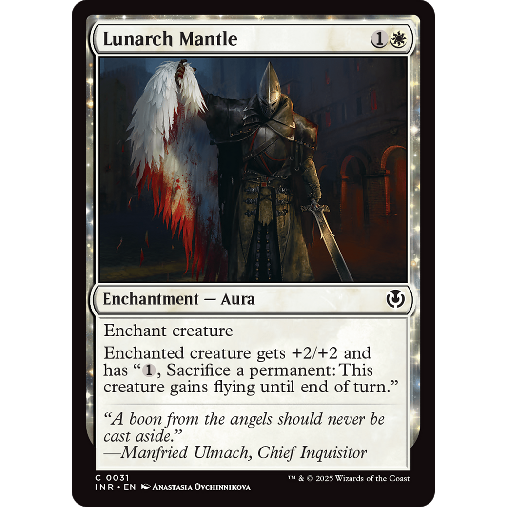 Lunarch Mantle (INR-031) - Innistrad Remastered: (enchantment)