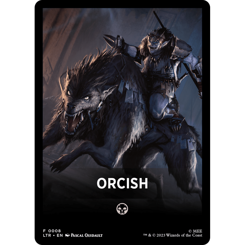 Orcish (FLTR-008) - Tales of Middle-earth Front Cards