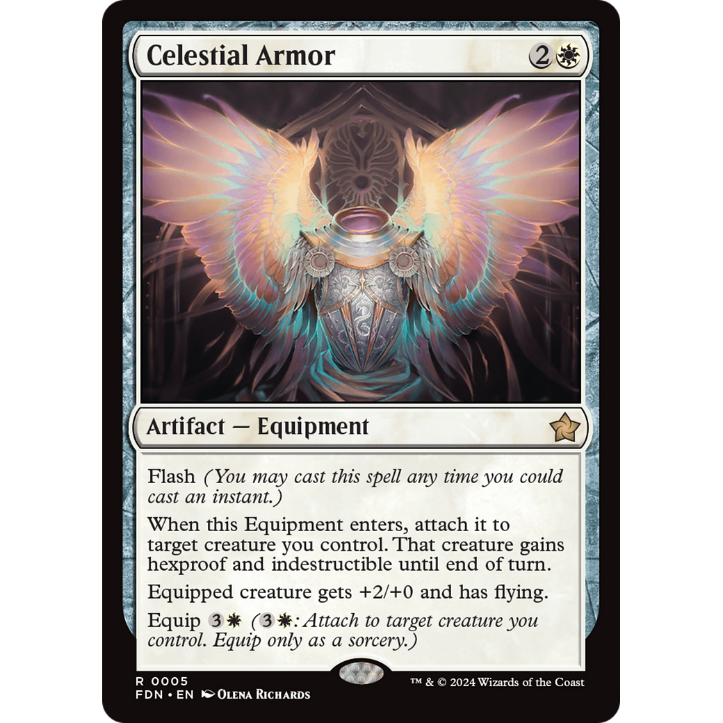 Celestial Armor (FDN-005) - Foundations Foil