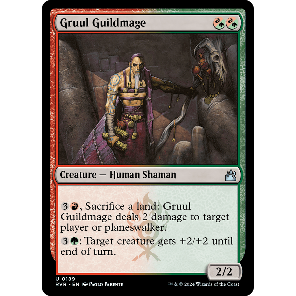 Gruul Guildmage (RVR-189) - Ravnica Remastered Foil