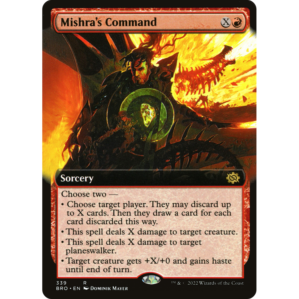 Mishra's Command (Extended Art) (BRO-339) - The Brothers' War: (Extended Art)
