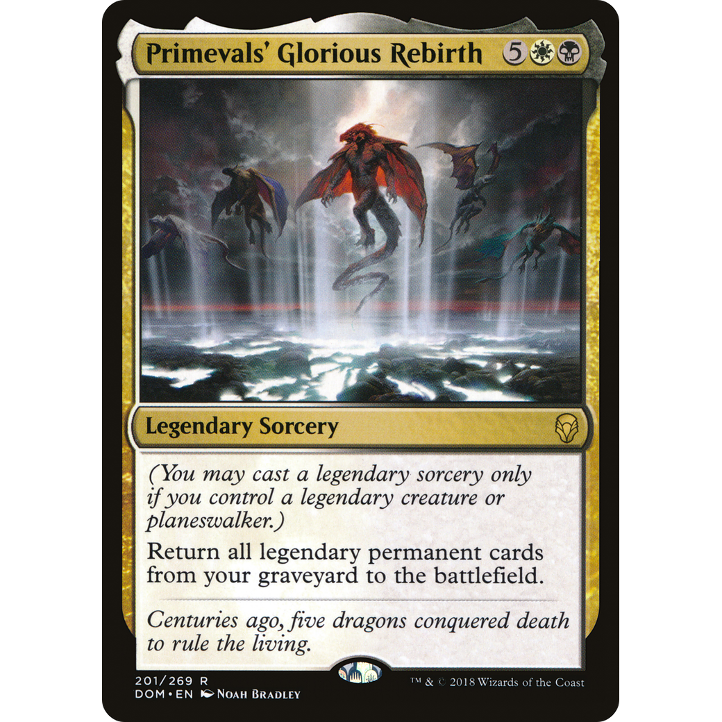 Primevals' Glorious Rebirth (DOM-201) - Dominaria