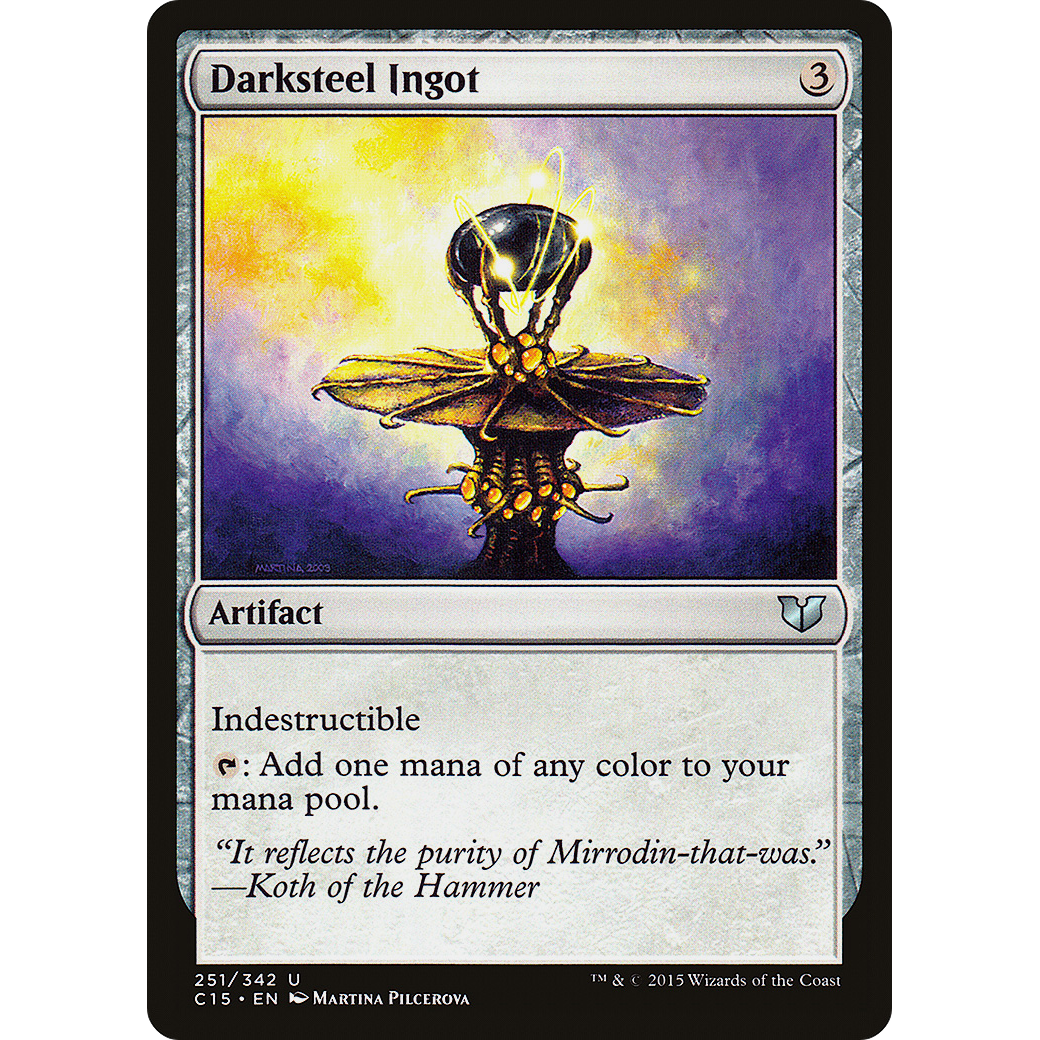 Darksteel Ingot (C15-251) - Commander 2015