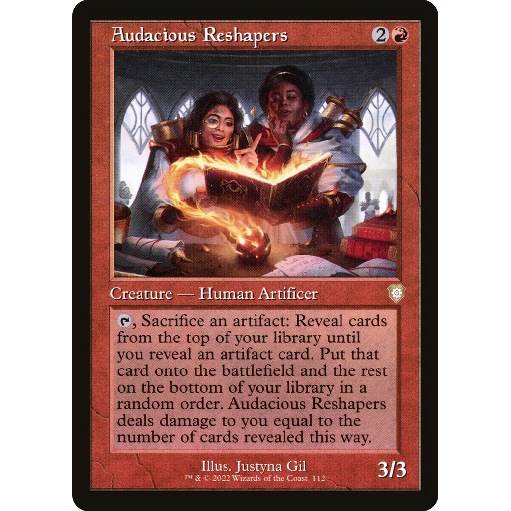 Audacious Reshapers (Retro Frame) (BRC-112) - The Brothers' War Commander