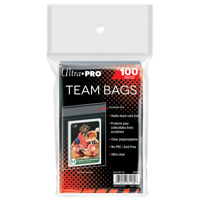 100ct Resealable Team Bags