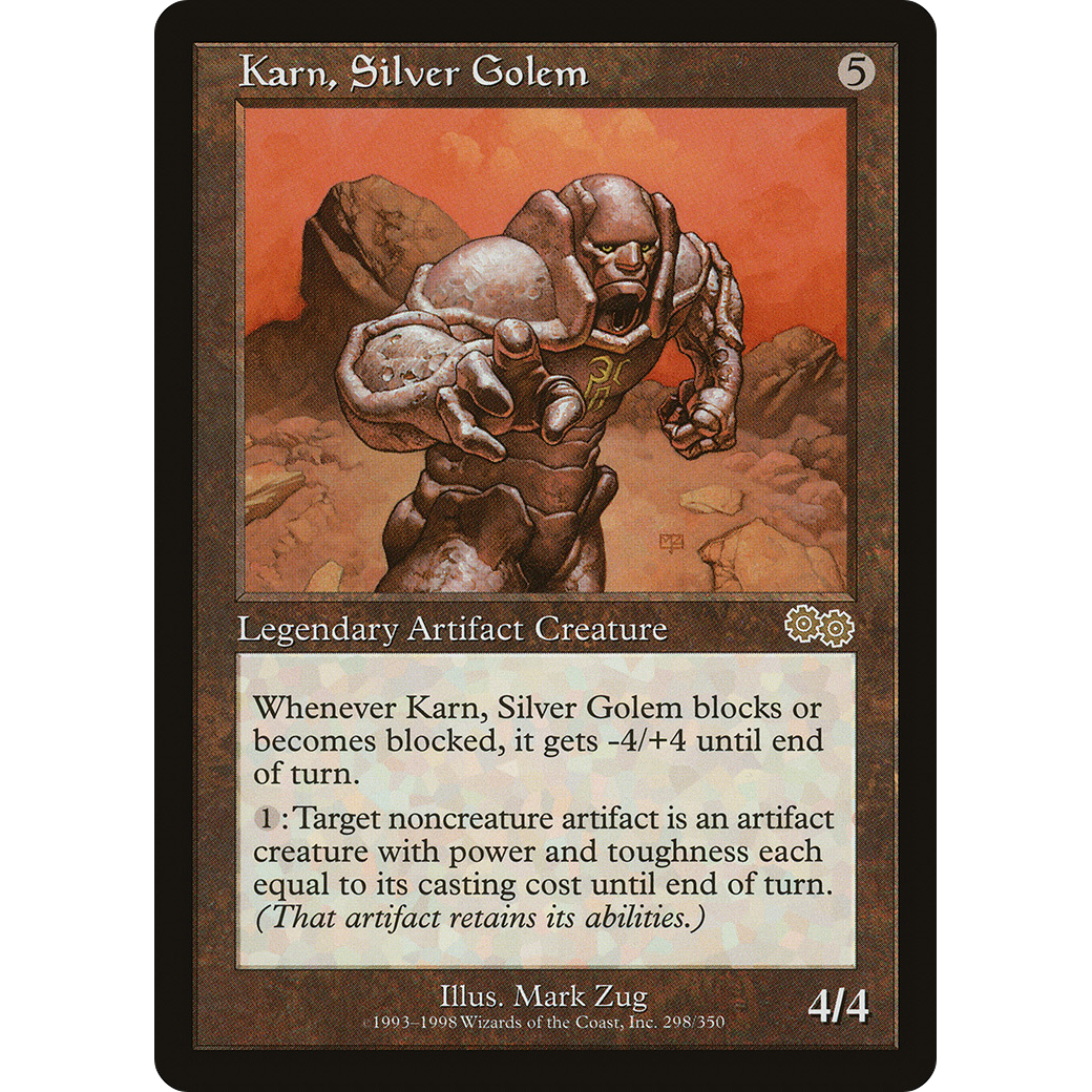 Karn, Silver Golem (USG-298) - Urza's Saga