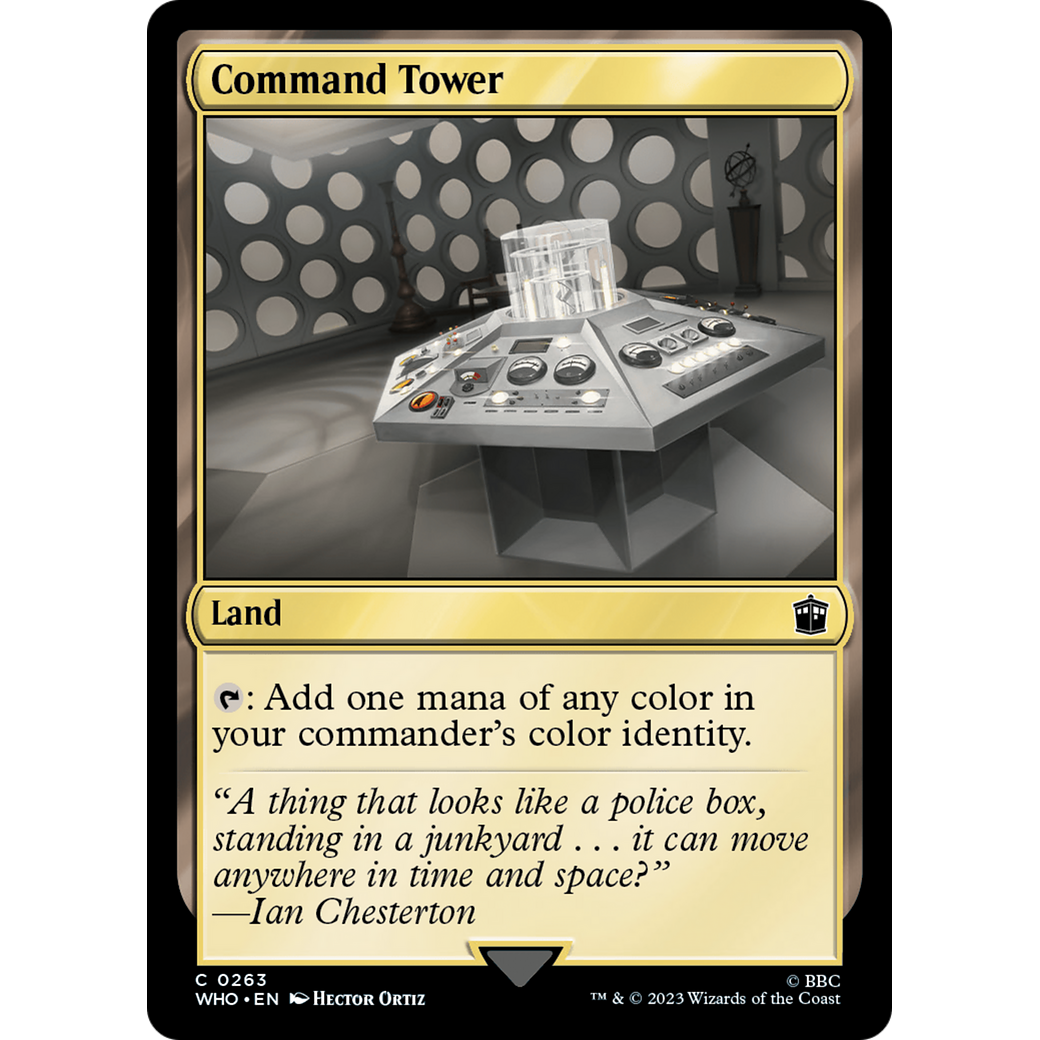 Command Tower (0263) (WHO-263) - Doctor Who Foil