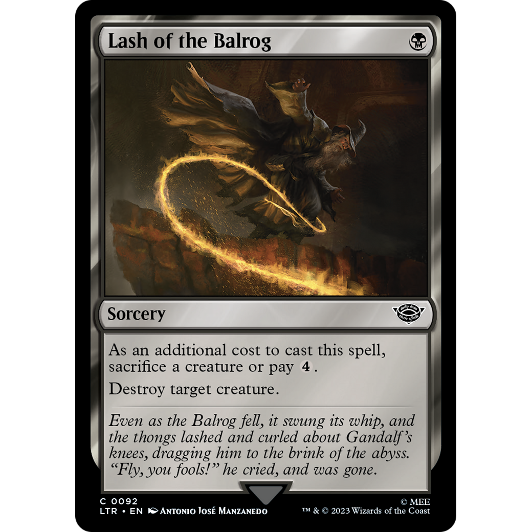 Lash of the Balrog (LTR-092) - The Lord of the Rings: Tales of Middle-earth
