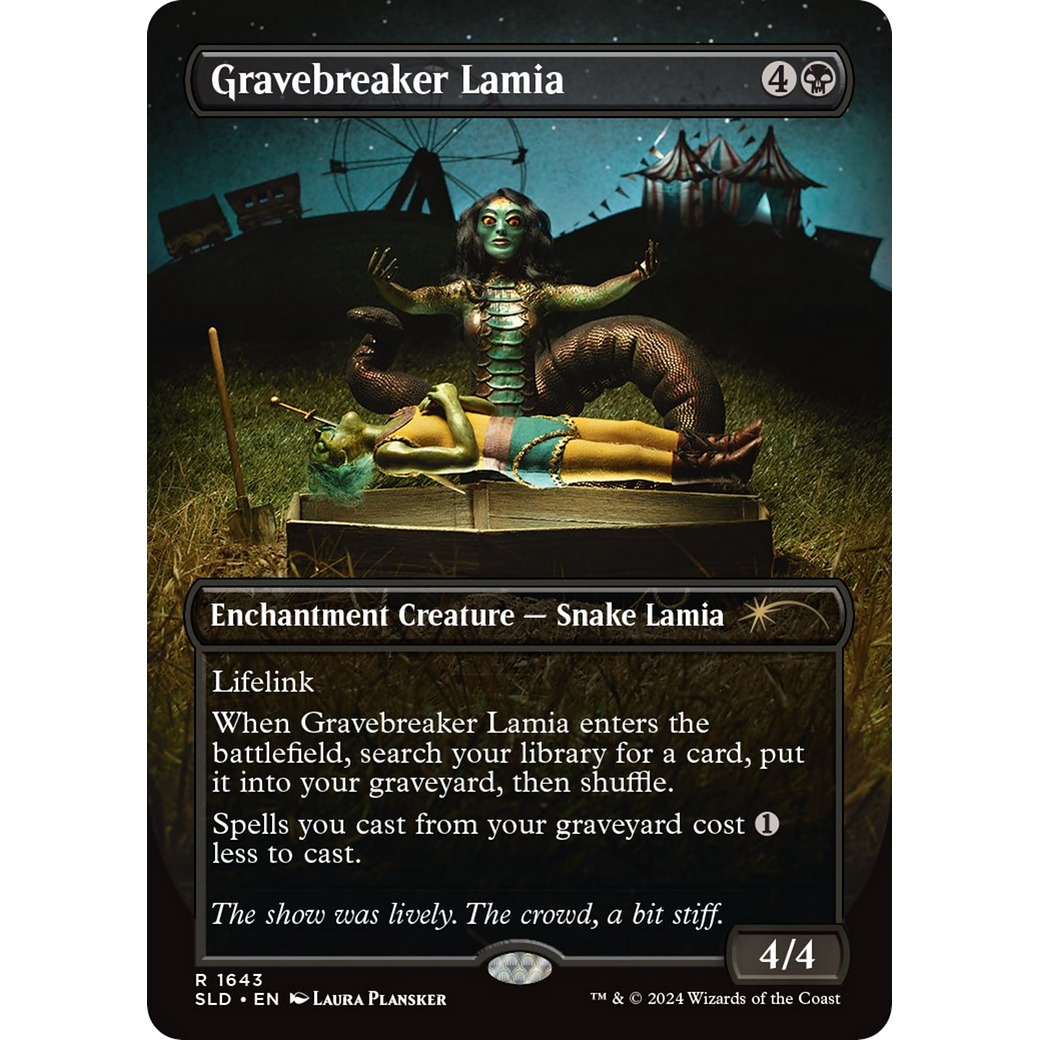 Gravebreaker Lamia (SLD-1643) - Secret Lair Drop (Borderless)