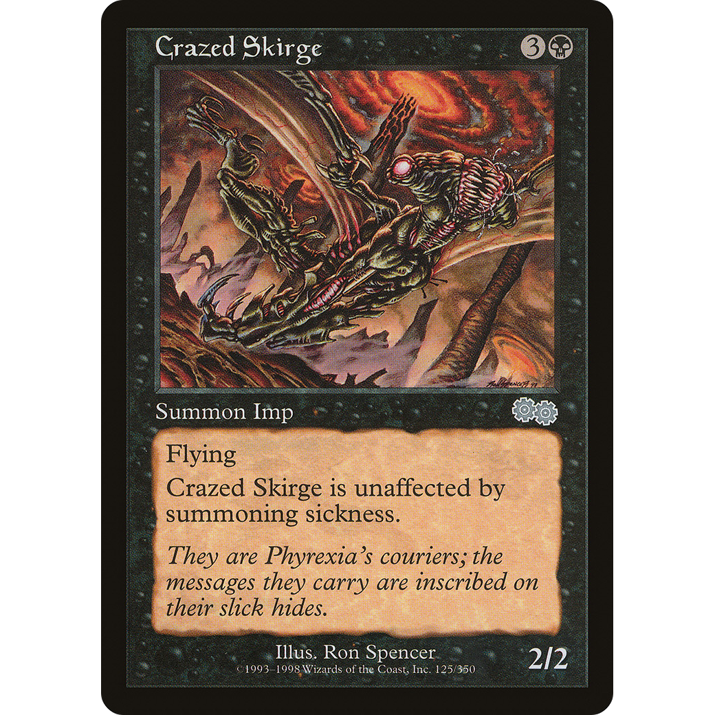 Crazed Skirge (USG-125) - Urza's Saga