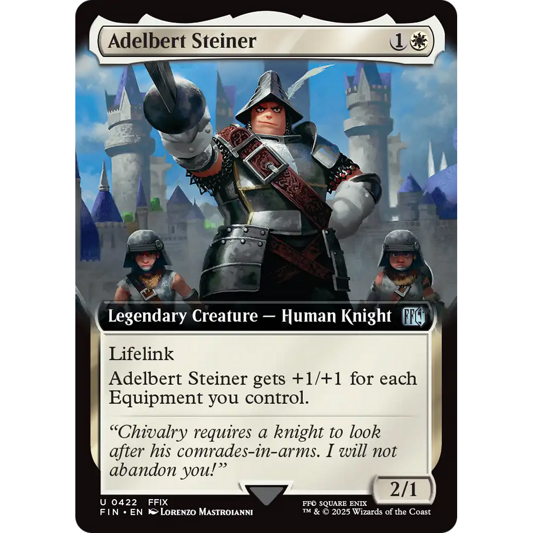 Adelbert Steiner (Extended Art) (FIN-422) - FINAL FANTASY: (Extended Art) Foil