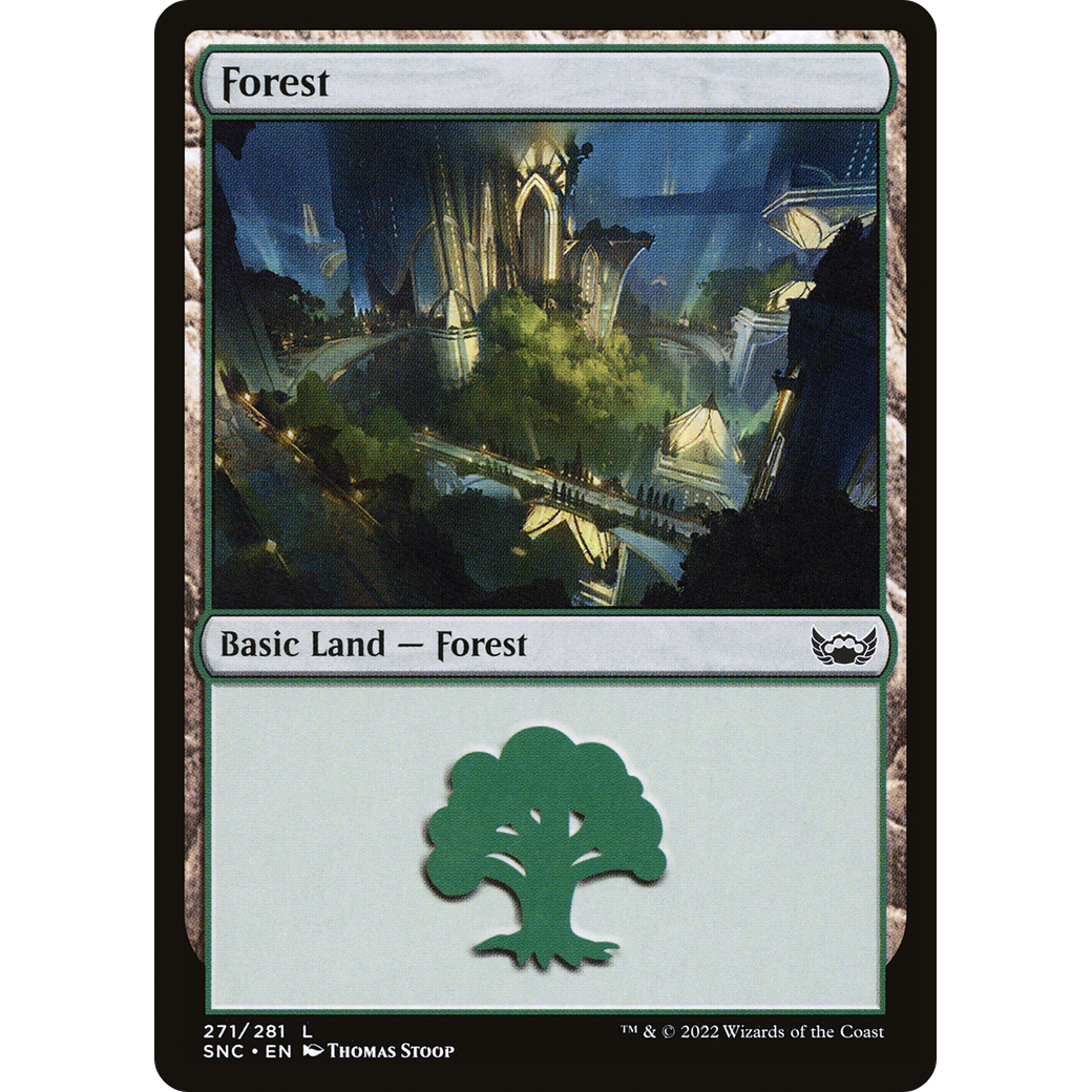Forest (271) (SNC-271) - Streets of New Capenna Foil