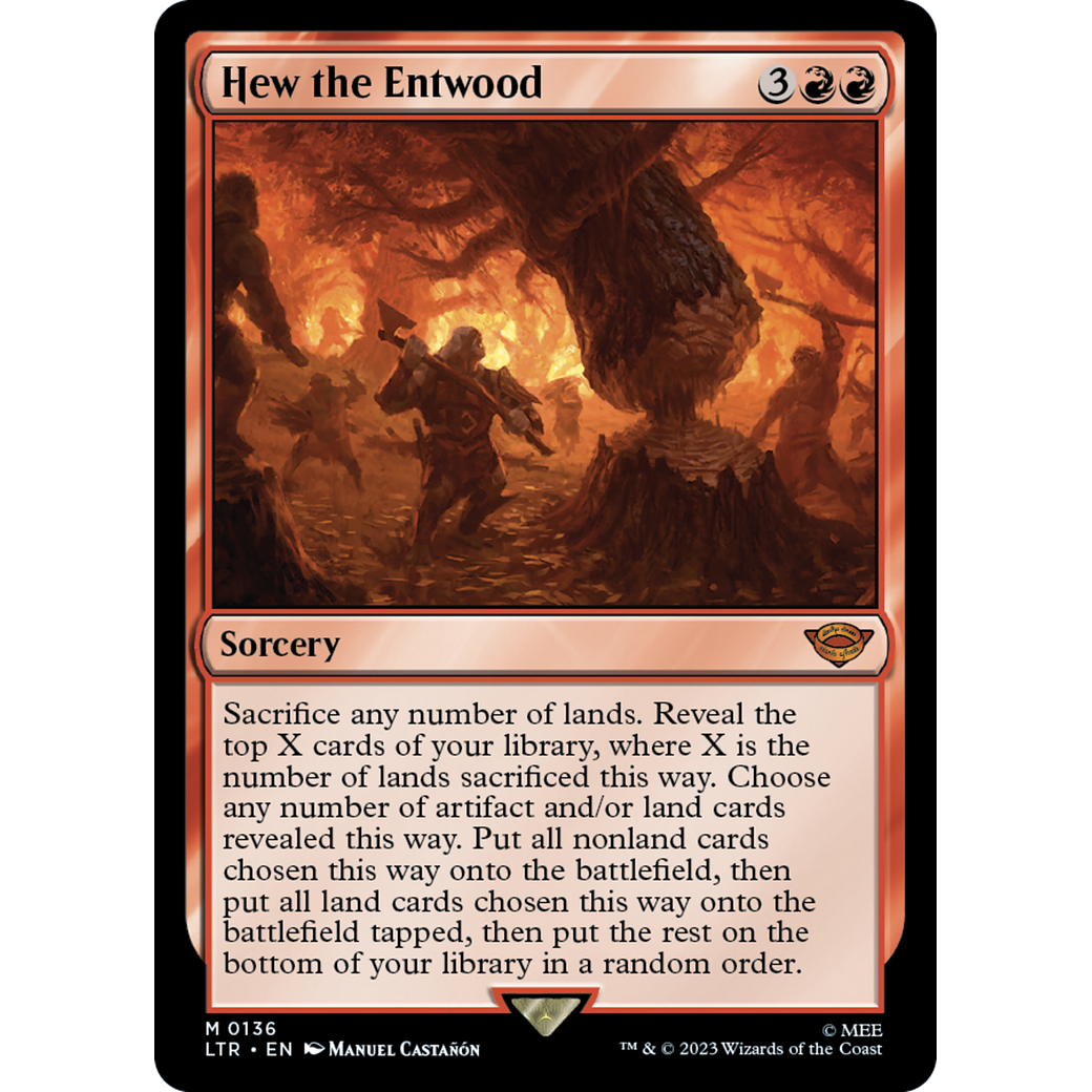 Hew the Entwood (LTR-136) - The Lord of the Rings: Tales of Middle-earth Foil