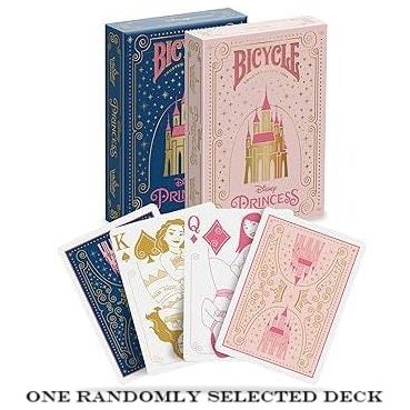 Disney Princesses Navy/Pink Playing Cards