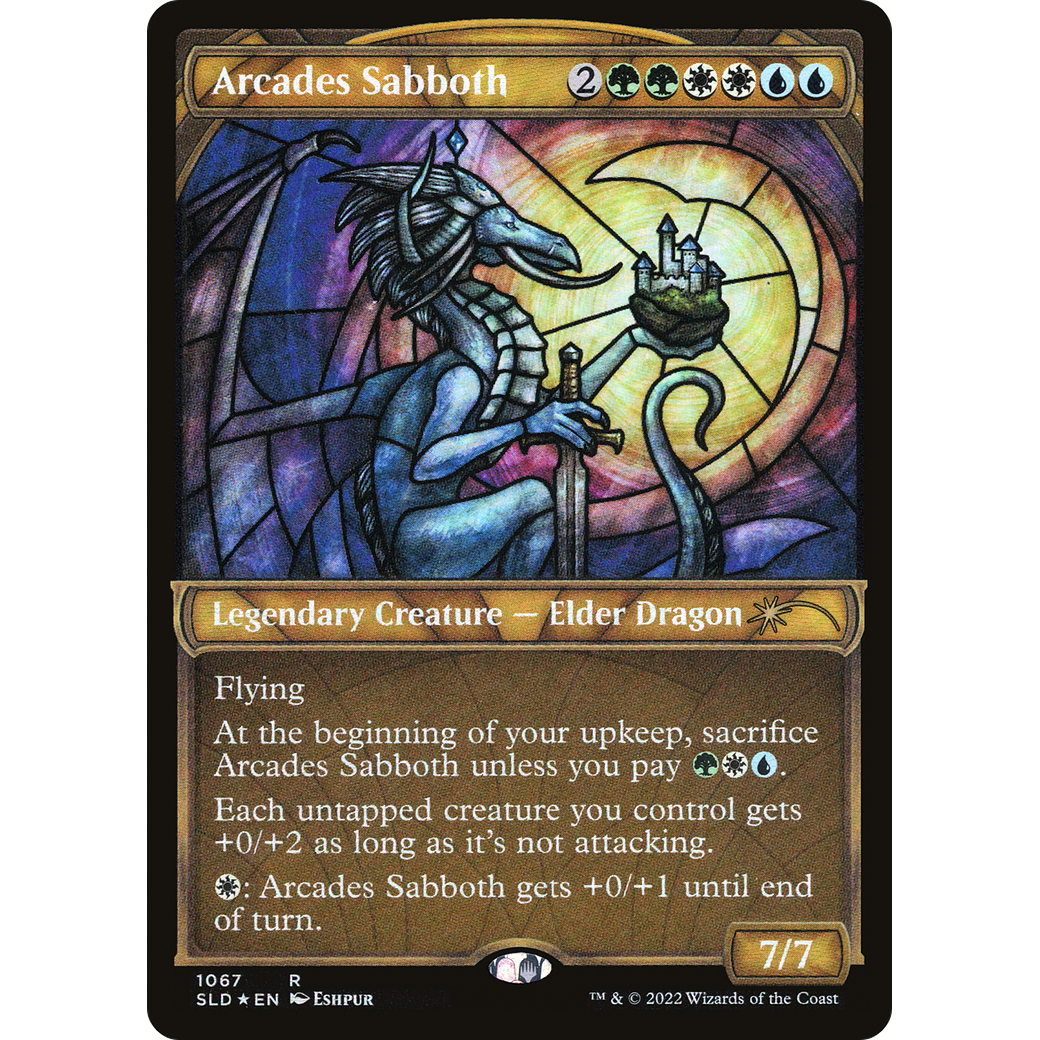 Arcades Sabboth (Stained Glass) (Textured Foil) (SLD-1067) - Secret Lair Drop: (Showcase) Foil