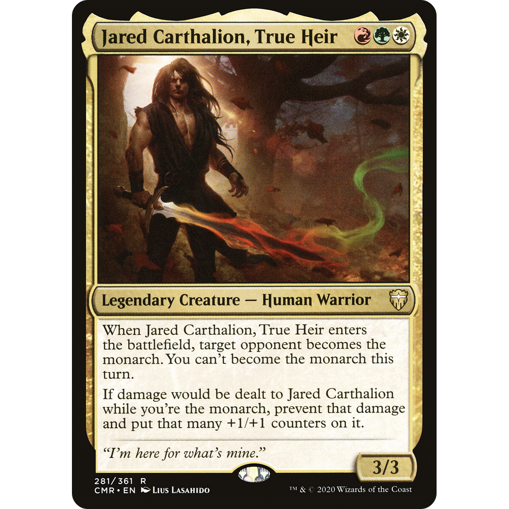Jared Carthalion, True Heir (CMR-281) - Commander Legends
