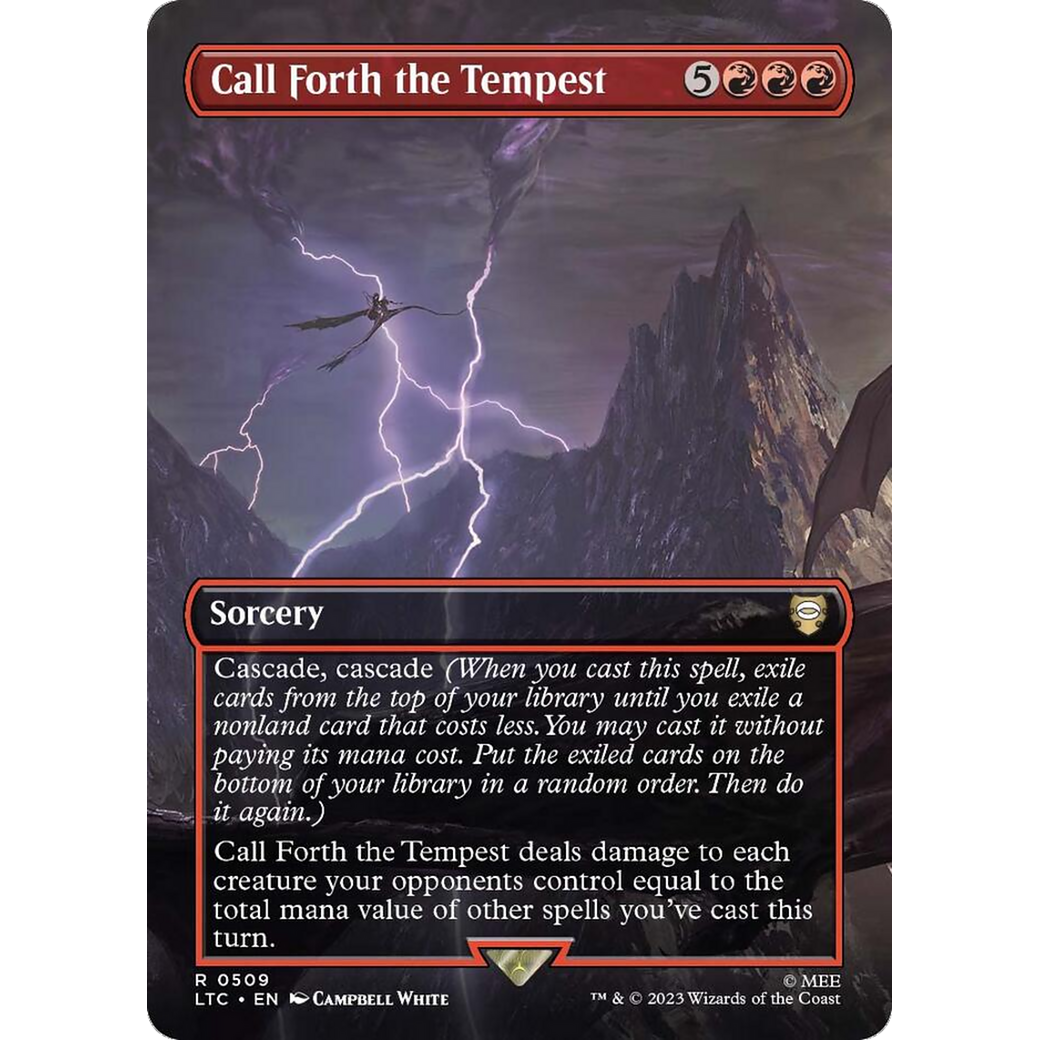 Call Forth the Tempest (LTC-509) - Tales of Middle-earth Commander (Borderless) Foil